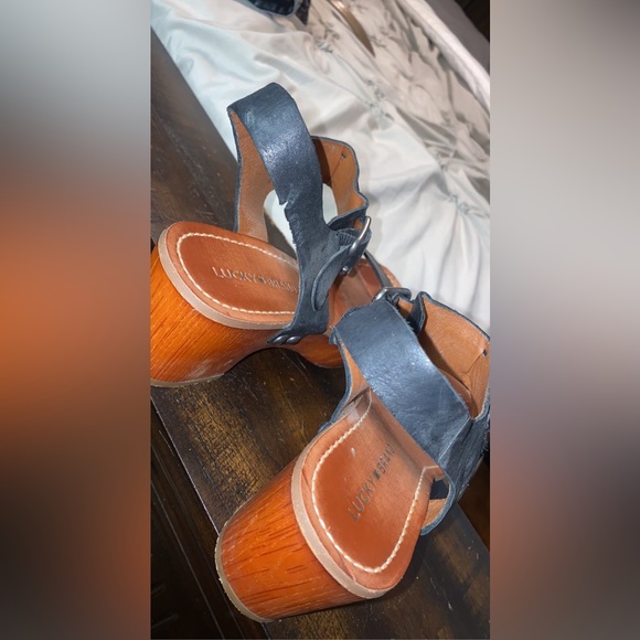 Lucky Brand Block Heel Sandals - Picture 4 of 5